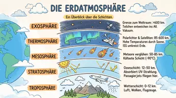 Vorschau - Arbeitsblätter - Lernposter + Arbeitsblätter zum Thema "Atmosphäre" + Lösung & MP3 + Mindmap + Infografiken - Seite 3