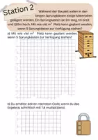 Vorschau - Stationenlernen - Escape - Berechnungen am Körper (Quader&Würfel) - Seite 3
