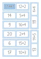 Vorschau - Spiele - Domino Plus und Minus - Zahlenraum 20 - mit und ohne ZÜ - Seite 1