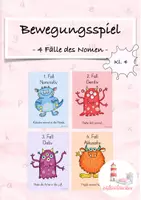 Vorschau - Spiele - Wortarten, Satzglieder, Zeitformen, 4 Fälle Spiele Bewegung Materialpaket - Seite 1