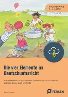 Vorschau - Stundenentwürfe - Die vier Elemente im Deutschunterricht - Deckblatt
