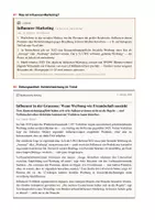 Vorschau - Arbeitsblätter - Klassenarbeit Deutsch Klasse 9/10: Erörterung – Regeln für Influencer-Marketing - Seite 2