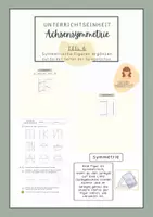 Vorschau - Arbeitsblätter - Symmetrische Figuren zeichnen I auf beiden Seiten I Achsensymmetrie - Deckblatt