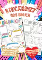 Vorschau - Arbeitsblätter - Das bin ich Steckbrief - Deckblatt