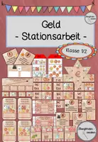Vorschau - Spiele - Geld - Stationenlernen / Lerntheke - Deckblatt