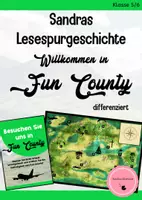 Vorschau - Arbeitsblätter - Lesespurgeschichte - Deckblatt