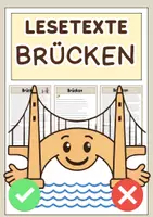 Vorschau - Arbeitsblätter - Brücken - 2 Lesetexte mit Fragen - Deckblatt