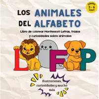 Vista previa - Manualidades / Dibujos para colorear - Colorea los animales del alfabeto: Libro de colorear - Portada