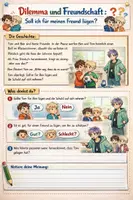 Vorschau - Arbeitsblätter - Moralisches Dilemma in der Freundschaft: Muss man Lügen für ein:e Freund:in? Mit Stundenentwurf und Quiz. - Deckblatt