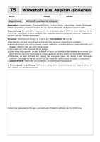 Vorschau - Arbeitsblätter - Trennverfahren - Aspirin isolieren - Seite 1