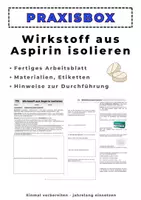 Vorschau - Arbeitsblätter - Trennverfahren - Aspirin isolieren - Deckblatt