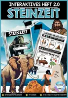 Vorschau - Stundenentwürfe - Steinzeit Bundle 2.0 - Komplettpaket | Heft, PowerPoint, Arbeitsblätter, Lückenfüller, Test & Stundenentwürfe - Seite 1