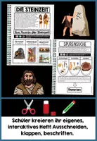 Vorschau - Stundenentwürfe - Steinzeit Bundle 2.0 - Komplettpaket | Heft, PowerPoint, Arbeitsblätter, Lückenfüller, Test & Stundenentwürfe - Seite 2