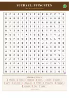 Vorschau - Arbeitsblätter - Suchsel: Pfingsten – Wortsuchrätsel | Religion Klasse 5–6 - Deckblatt