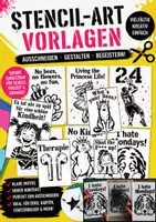 Vorschau - Stundenentwürfe - Stencil Art Vorlagen Set – Street Art Bilder- Banksy (Kunstunterricht & Projektarbeit) - Deckblatt