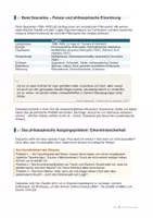 Vorschau - Stundenentwürfe - René Descartes – Cogito ergo sum & methodischer Zweifel | Philosophie Kl. 11/12 | Meditationen, Dualismus, Quellentexte & Abituraufgaben - Seite 1