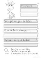 Vorschau - Unterrichtsreihen - IN DER GIRAFFENSCHULE - lesen, schreiben, malen - Seite 2