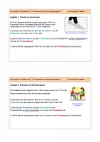 Vorschau - Arbeitsblätter - Aufgabenkarten zur Prozentrechnung mit Prozentstreifen - Seite 1