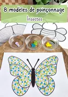 Aperçu - Matériel pour travaux manuels / dessin - Poinçonnage Insectes - Page de couverture
