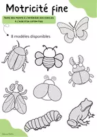 Aperçu - Matériel pour travaux manuels / dessin - Poinçonnage Insectes - Page 1