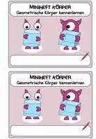 Vorschau - Arbeitsblätter - Übungsheft/Miniheft: Geometrische Körper kennenlernen - Seite 2