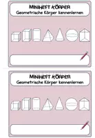 Vorschau - Arbeitsblätter - Übungsheft/Miniheft: Geometrische Körper kennenlernen - Seite 3