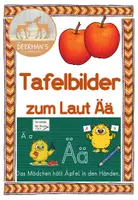 Vorschau - Arbeitsblätter - Tafelbilder Buchstabe Ää - Deckblatt
