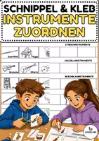 Vorschau - Arbeitsblätter - Schnippel & kleb: "Instrumente zuordnen" - Musik Jg.4-6 - Deckblatt