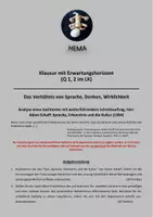 Vorschau - Unterrichtsreihen - Materialpaket: Sprache, Denken, Wirklichkeit - Seite 1