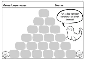 Vorschau - Arbeitsblätter - Meine Lesemauer - Seite 2