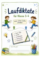 Vorschau - Arbeitsblätter - Laufdiktate Klasse 3-4 - Deckblatt