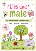 Vorschau - Arbeitsblätter - Lies-Mal Frühling 🌸 | Lesen & Malen für Klasse 1–2 - Deckblatt
