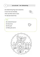Vorschau - Arbeitsblätter - Lies-Mal Frühling 🌸 | Lesen & Malen für Klasse 1–2 - Seite 2