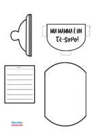 anteprima - Materiale per pittura e bricolage - Festa della mamma - MAMMA, SEI UN TÈ-SORO! 🫖 - Pagina 2