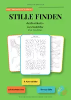 Vorschau - Arbeitsblätter - Stille finden – Achtsamkeits-Ausmalbilder - Grundschule - Deckblatt