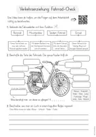 Vorschau - Arbeitsblätter - Fahrrad-Check: Arbeitsblätter (3./4. Klasse) - Seite 1