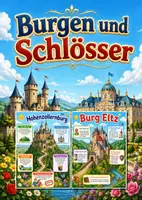 Vorschau - Poster - Lernkarte – Burgen und Schlösser – Sachunterricht – Früher und heute 3. Klasse - Deckblatt
