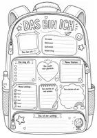 Vorschau - Arbeitsblätter - Das bin ich Rucksack - Seite 2