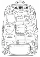 Vorschau - Arbeitsblätter - Das bin ich Rucksack - Seite 3