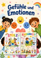 Vorschau - Poster - Lernkarte – Gefühle und Emotionen – Sachunterricht – Gefühle und Emotionen 2. Klasse - Deckblatt