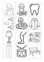 Aperçu - Jeux - Pack son AN - Memory + fiche de phonologie GS/CP - Page 1