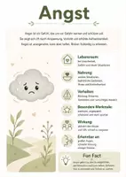 Vorschau - Poster - Lernkarte – Gefühle und Emotionen – Biologie – Sinne und Nervensystem 7. Klasse - Seite 2