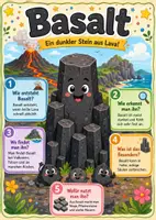 Vorschau - Poster - Lernkarte – Gesteinstypen – Sachunterricht – Steine und Materialien 3. Klasse - Seite 2