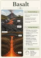 Vorschau - Poster - Lernkarte – Gesteinstypen – Geografie – Gesteine und Erdaufbau 7. Klasse - Seite 2