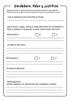 Vista previa - Hojas de trabajo - Pack Fichas de aprendizaje profundo en lectura - página 2