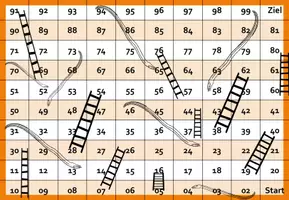 Vorschau - Arbeitsblätter - Leiterspiel- Flächenberechnung Rechtecke & Quadrate - Deckblatt