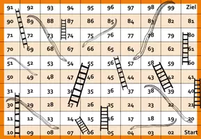 Vorschau - Arbeitsblätter - Leiterspiel- Flächenberechnung Trapez - Deckblatt
