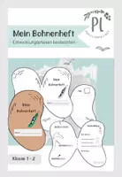 Vorschau - Mal- und Bastelvorlagen - Mein Bohnenheft: Entwicklungsphasen beobachten (Klasse 1/2) - Deckblatt
