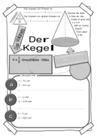 Vorschau - Arbeitsblätter - Kegel - Seite 1