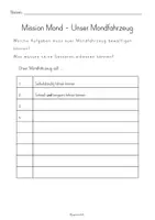 Vorschau - Arbeitsblätter - "Mission Mond" - Mondfahrzeug Ozobot Arbeitsblätter - Seite 2
